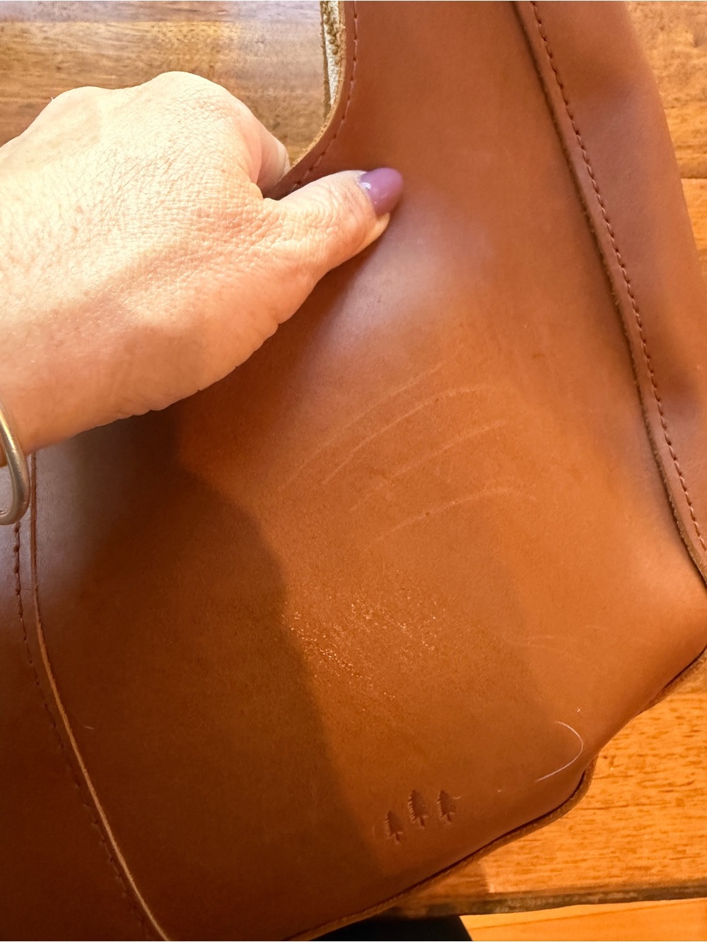 Portland leather Nora bag - Picture 3 of 5
